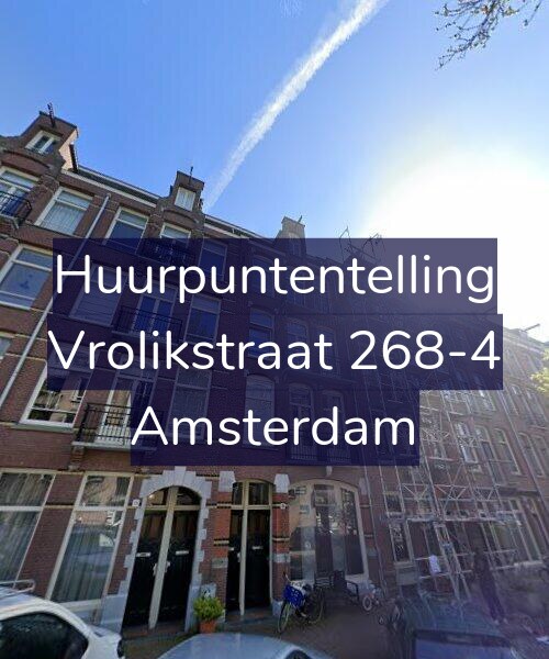 Foto gevel Huurpuntentelling voor Vrolikstraat 268-4, Amsterdam