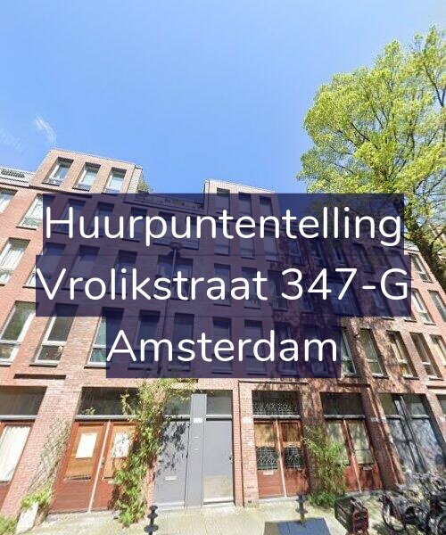 Foto gevel Huurpuntentelling voor Vrolikstraat 347-G, Amsterdam