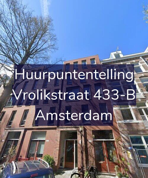 Foto gevel Huurpuntentelling voor Vrolikstraat 433-B, Amsterdam