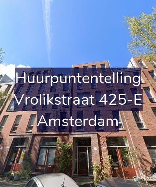 Foto gevel Huurpuntentelling voor Vrolikstraat 425-E, Amsterdam