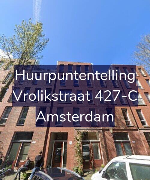 Foto gevel Huurpuntentelling voor Vrolikstraat 427-C, Amsterdam
