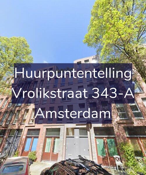 Foto gevel Huurpuntentelling voor Vrolikstraat 343-A, Amsterdam