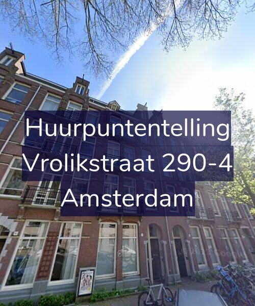 Foto gevel Huurpuntentelling voor Vrolikstraat 290-4, Amsterdam