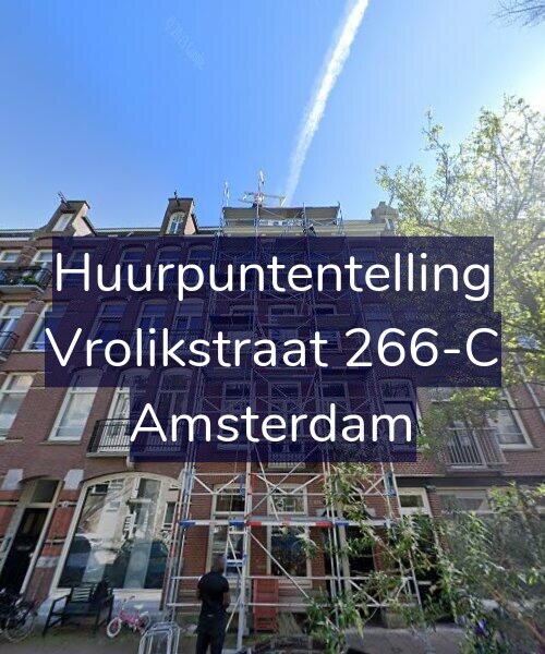 Foto gevel Huurpuntentelling voor Vrolikstraat 266-C, Amsterdam