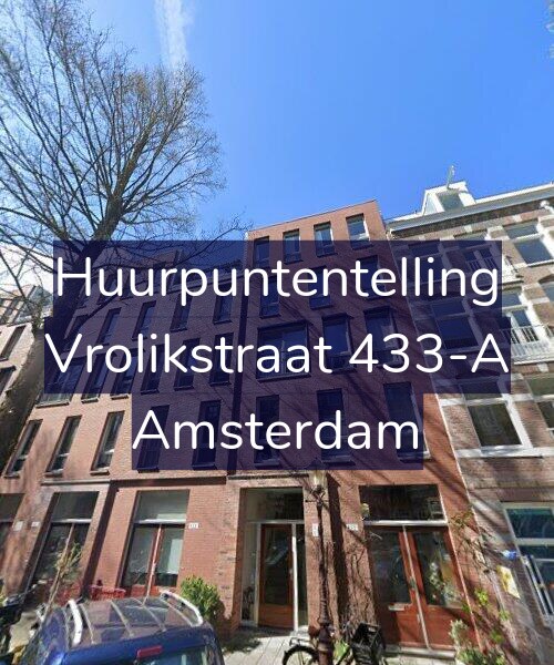 Foto gevel Huurpuntentelling voor Vrolikstraat 433-A, Amsterdam