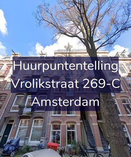 Foto gevel Huurpuntentelling voor Vrolikstraat 269-C, Amsterdam
