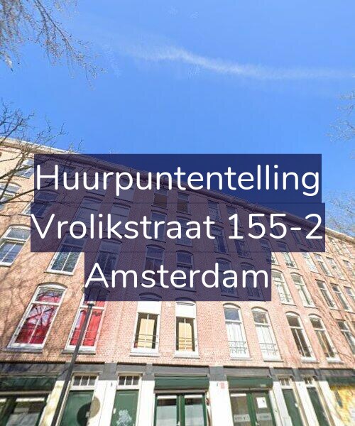 Foto gevel Huurpuntentelling voor Vrolikstraat 155-2, Amsterdam