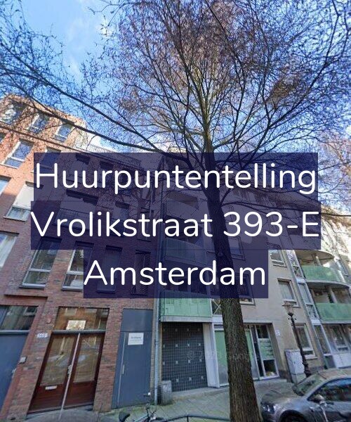 Foto gevel Huurpuntentelling voor Vrolikstraat 393-E, Amsterdam