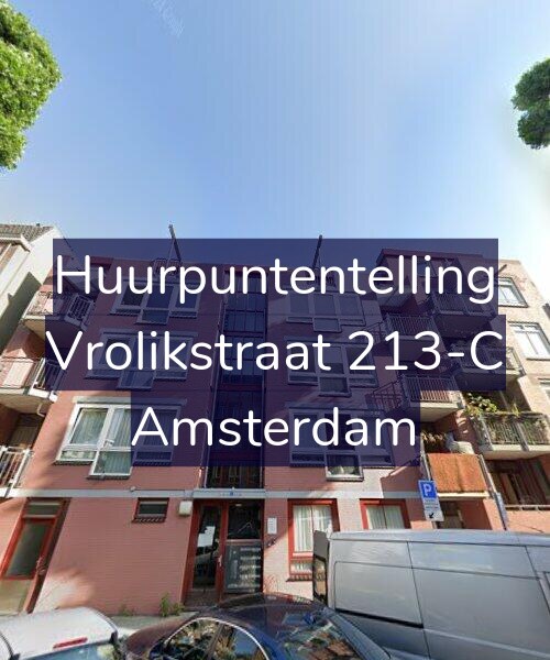 Foto gevel Huurpuntentelling voor Vrolikstraat 213-C, Amsterdam