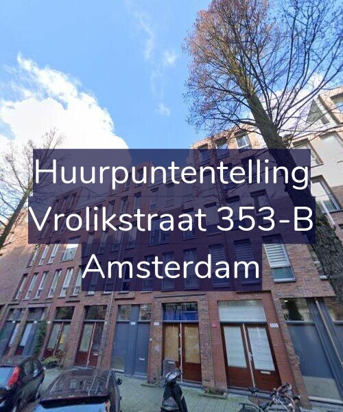 Foto gevel Huurpuntentelling voor Vrolikstraat 353-B, Amsterdam