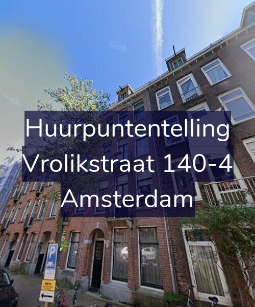 Foto gevel Huurpuntentelling voor Vrolikstraat 140-4, Amsterdam