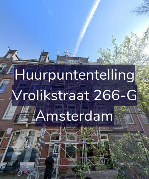 Foto gevel Huurpuntentelling voor Vrolikstraat 266-G, Amsterdam