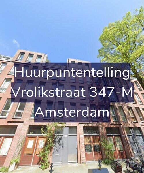 Foto gevel Huurpuntentelling voor Vrolikstraat 347-M, Amsterdam