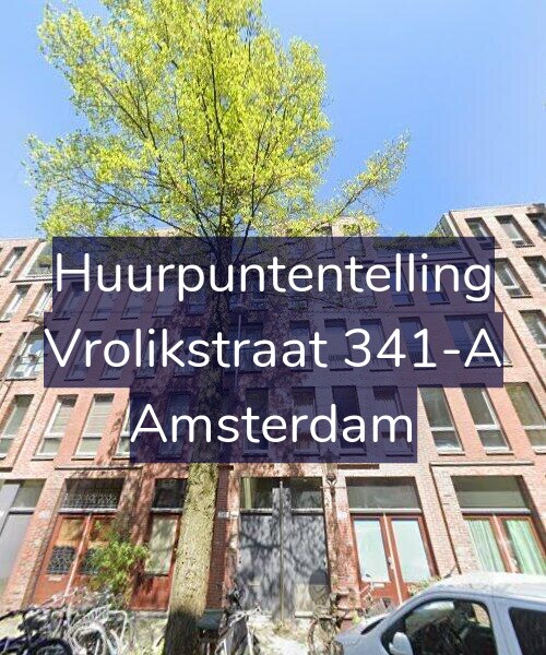 Foto gevel Huurpuntentelling voor Vrolikstraat 341-A, Amsterdam