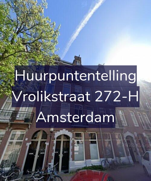 Foto gevel Huurpuntentelling voor Vrolikstraat 272-H, Amsterdam