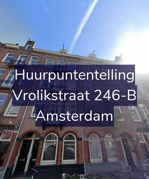 Foto gevel Huurpuntentelling voor Vrolikstraat 246-B, Amsterdam