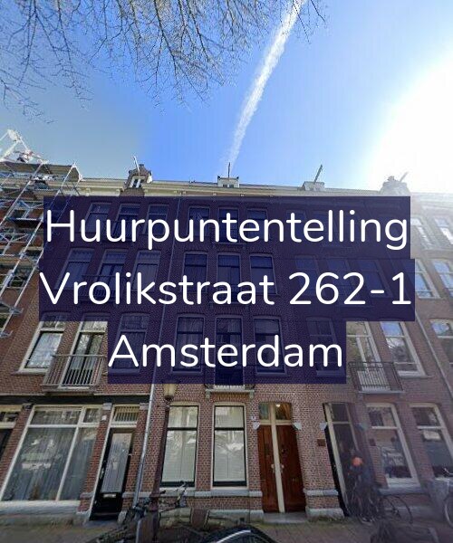 Foto gevel Huurpuntentelling voor Vrolikstraat 262-1, Amsterdam