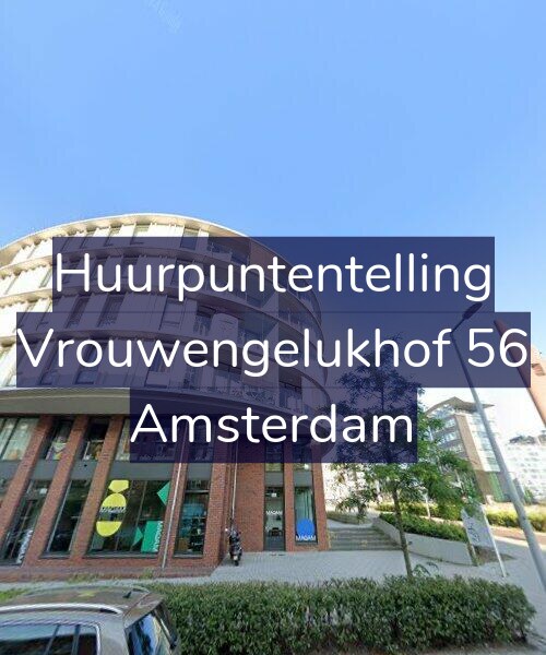 Foto gevel Huurpuntentelling voor Vrouwengelukhof 56, Amsterdam