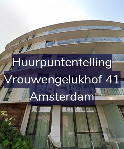 Foto gevel Huurpuntentelling voor Vrouwengelukhof 41, Amsterdam