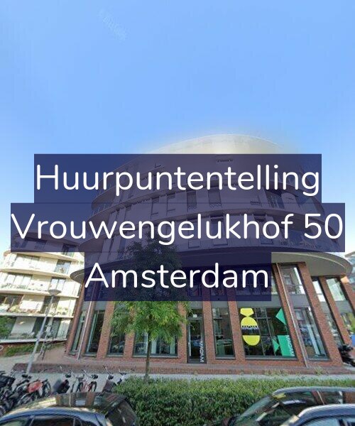 Foto gevel Huurpuntentelling voor Vrouwengelukhof 50, Amsterdam