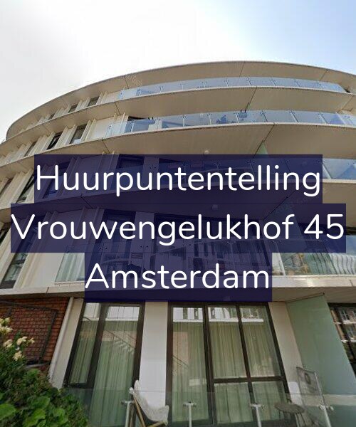 Foto gevel Huurpuntentelling voor Vrouwengelukhof 45, Amsterdam