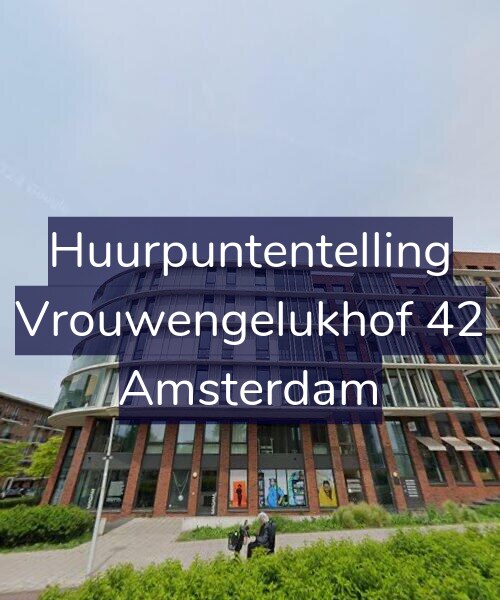 Foto gevel Huurpuntentelling voor Vrouwengelukhof 42, Amsterdam
