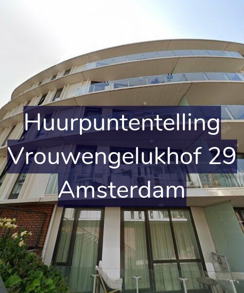 Foto gevel Huurpuntentelling voor Vrouwengelukhof 29, Amsterdam
