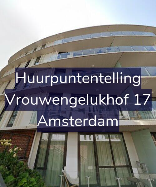 Foto gevel Huurpuntentelling voor Vrouwengelukhof 17, Amsterdam