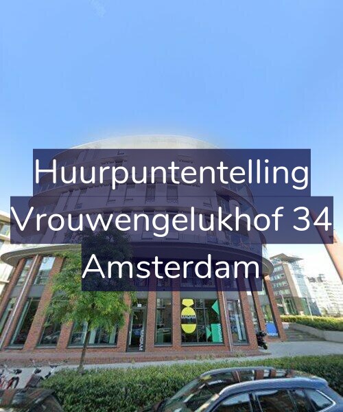 Foto gevel Huurpuntentelling voor Vrouwengelukhof 34, Amsterdam