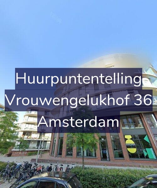 Foto gevel Huurpuntentelling voor Vrouwengelukhof 36, Amsterdam
