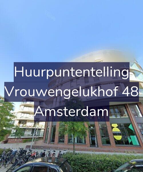 Foto gevel Huurpuntentelling voor Vrouwengelukhof 48, Amsterdam