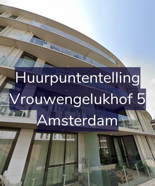 Foto gevel Huurpuntentelling voor Vrouwengelukhof 5, Amsterdam