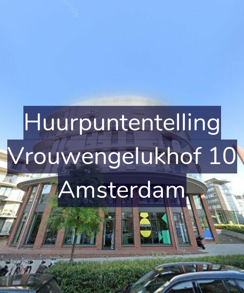 Foto gevel Huurpuntentelling voor Vrouwengelukhof 10, Amsterdam