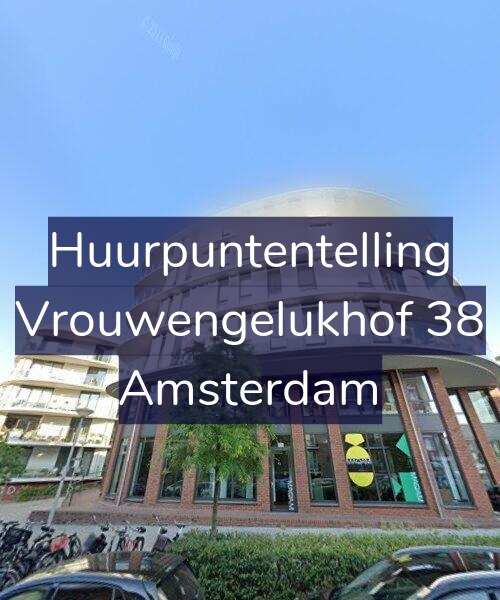 Foto gevel Huurpuntentelling voor Vrouwengelukhof 38, Amsterdam