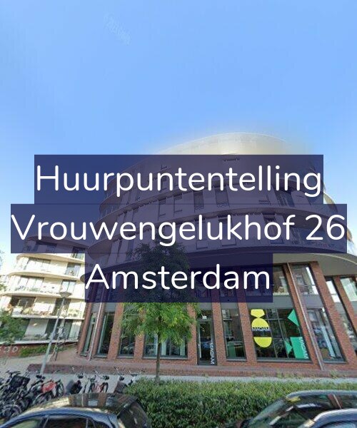 Foto gevel Huurpuntentelling voor Vrouwengelukhof 26, Amsterdam