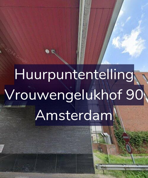 Foto gevel Huurpuntentelling voor Vrouwengelukhof 90, Amsterdam