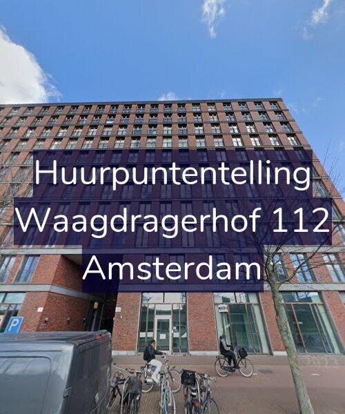 Foto gevel Huurpuntentelling voor Waagdragerhof 112, Amsterdam