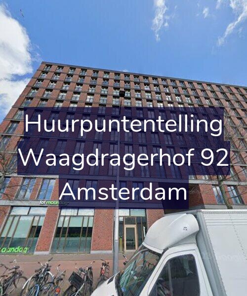 Foto gevel Huurpuntentelling voor Waagdragerhof 92, Amsterdam