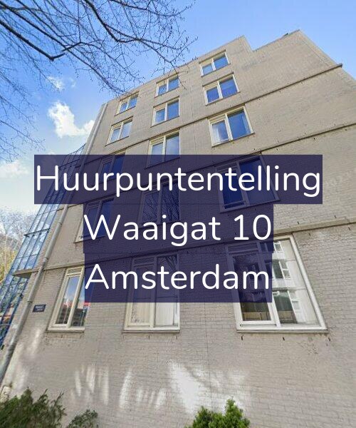 Foto gevel Huurpuntentelling voor Waaigat 10, Amsterdam