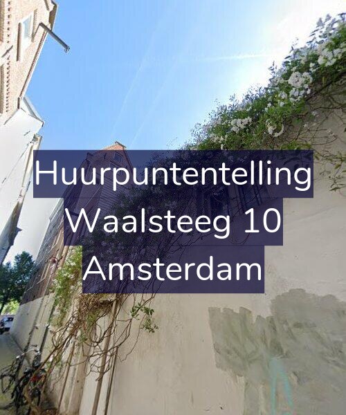 Foto gevel Huurpuntentelling voor Waalsteeg 10, Amsterdam