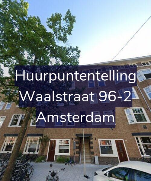 Foto gevel Huurpuntentelling voor Waalstraat 96-2, Amsterdam