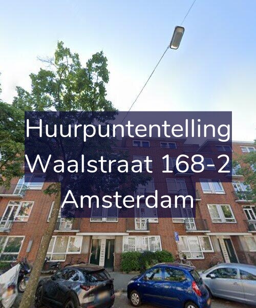 Foto gevel Huurpuntentelling voor Waalstraat 168-2, Amsterdam