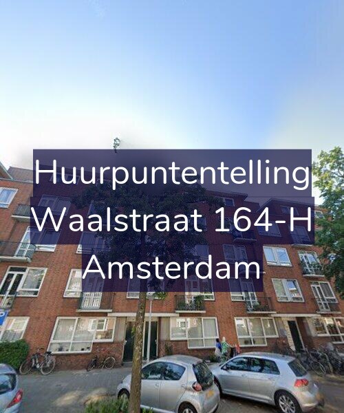 Foto gevel Huurpuntentelling voor Waalstraat 164-H, Amsterdam