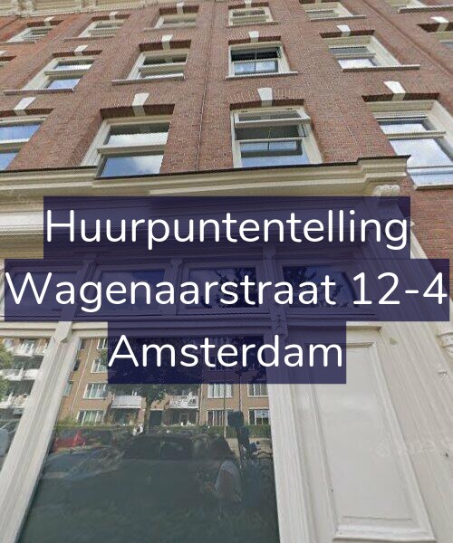 Foto gevel Huurpuntentelling voor Wagenaarstraat 12-4, Amsterdam