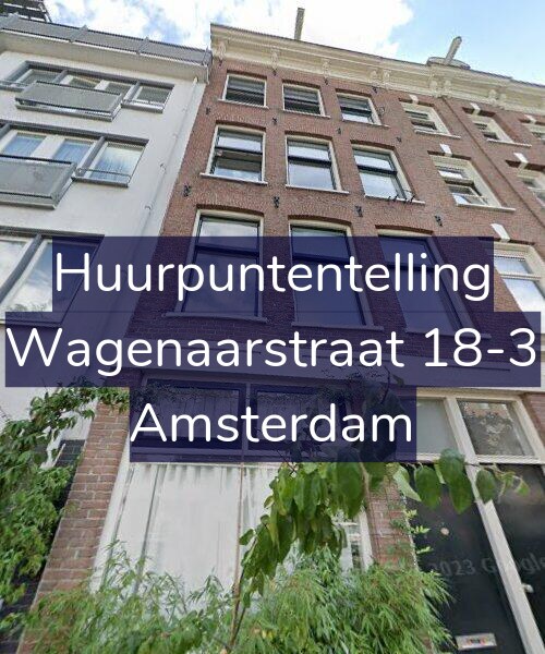 Foto gevel Huurpuntentelling voor Wagenaarstraat 18-3, Amsterdam