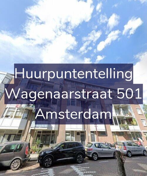Foto gevel Huurpuntentelling voor Wagenaarstraat 501, Amsterdam