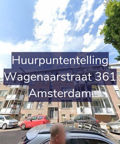 Foto gevel Huurpuntentelling voor Wagenaarstraat 361, Amsterdam