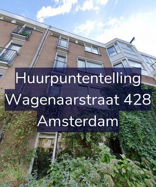 Foto gevel Huurpuntentelling voor Wagenaarstraat 428, Amsterdam