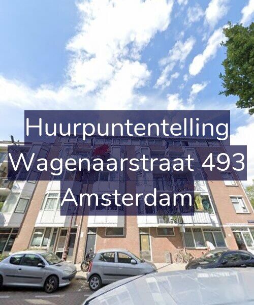 Foto gevel Huurpuntentelling voor Wagenaarstraat 493, Amsterdam