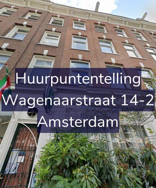 Foto gevel Huurpuntentelling voor Wagenaarstraat 14-2, Amsterdam